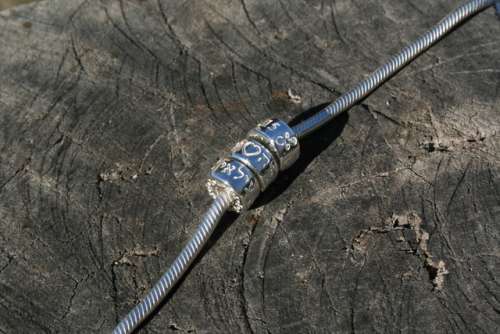 Customised hand made Silver charm for Pandora / Soufeel style bracelet
