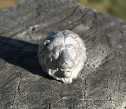 Lion head Silver ring