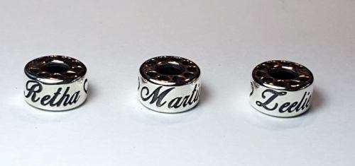 Customised hand made Silver charm for Pandora / Soufeel style bracelet