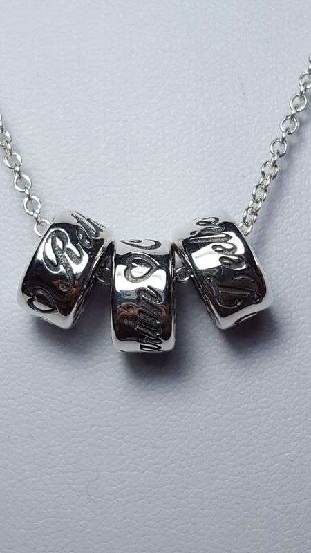 Customised hand made Silver charm for Pandora / Soufeel style bracelet