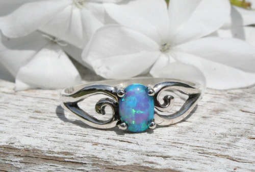 On Sale! R199 only!!! Handmade solid 925 Sterling Silver and Opal ring
