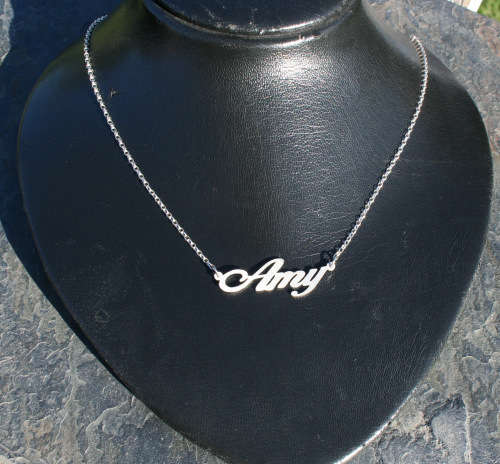 Customised hand made Name necklace