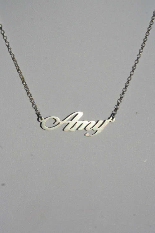 Customised hand made Name necklace
