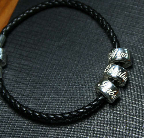 Customised hand made Silver charm for Pandora / Soufeel style bracelet
