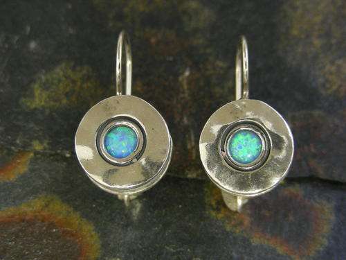 silver earrings