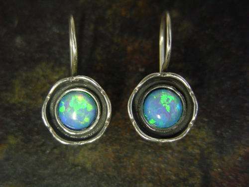 silver earrings
