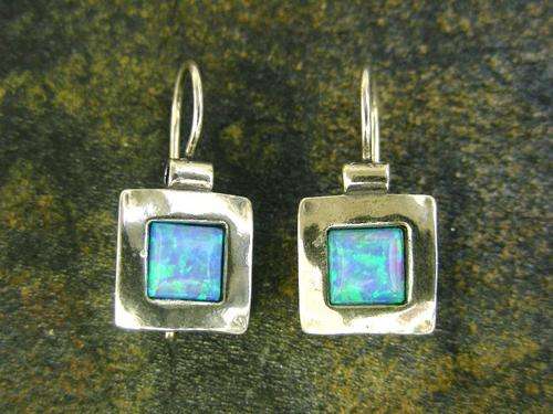 silver earrings