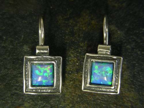 silver earrings