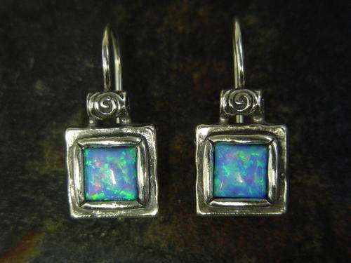 silver earrings