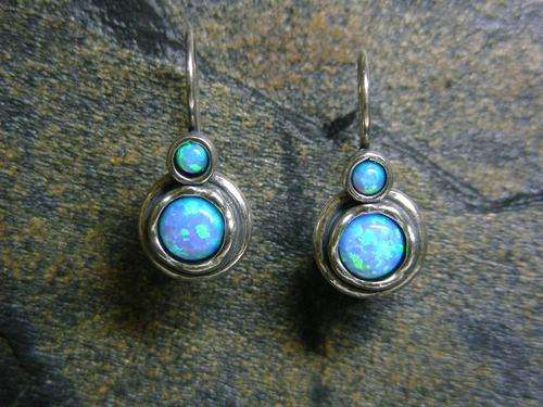 silver earrings
