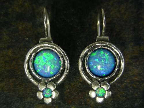 silver earrings