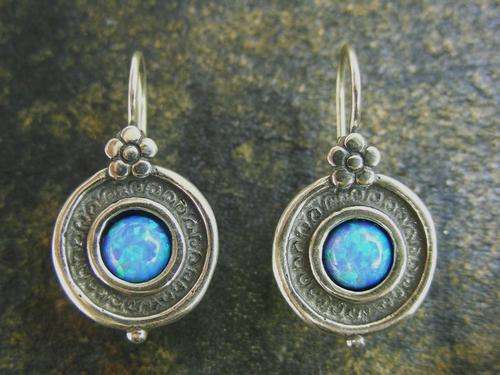 silver earrings