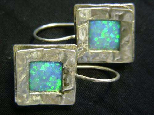 silver earrings