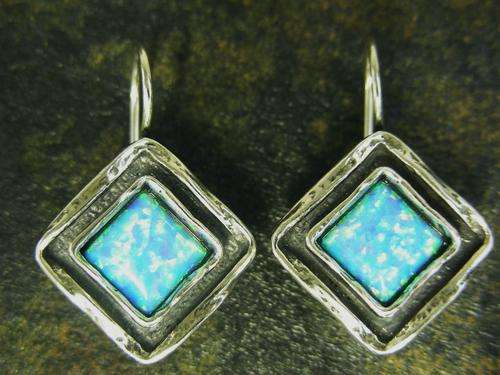 silver earrings