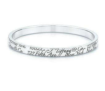 TOO STUNNING 925 STERLING SILVER TIFFANY REPLICA BANGLE