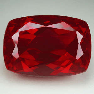 22.50ct HUGE STRIKING PIGEON BLOOD RED CUSHION RUBY