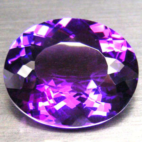 20.30ct AAA MAJESTIC PURPLE COLOUR CHANGE OVAL AMETHYST