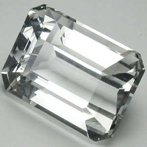 TWINKLE IN YOUR EYE....12.85ct GORGEOUS WHITE EMERALD SAPPHIRE.