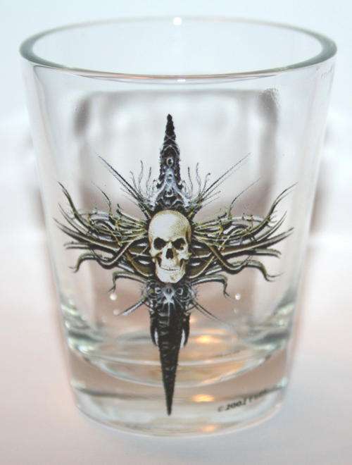* GO GAGA GUYS ~GIFTING~ *   *  SKULL DESIGN DOUBLE SHOT GLASS *