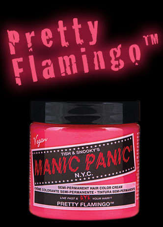 MANIC PANIC  *IMPORTED* - SEMI PERMANENT HAIR COLOUR # PRETTY FLAMINGO #