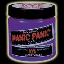 MANIC PANIC  *IMPORTED* - SEMI PERMANENT HAIR COLOUR # ULTRA VIOLET #