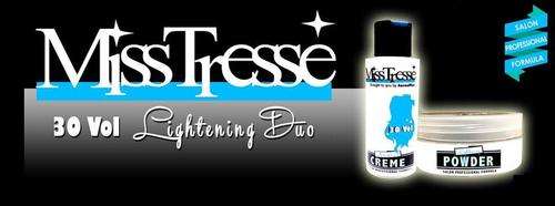 MissTresse LIGTENING DUO 30Vol BLEACH KIT ( Perfect for manic panic colour pre-bleach)