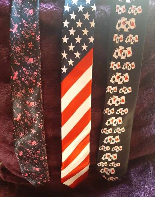 Three Super funky Men`s Ties