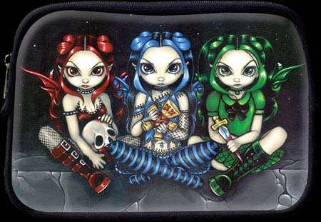 ** GO GAGA **  *WICKED,TRIXIE & FALSE COSMETIC BAG by JASMINE BECKETT-GRIFFITHS *