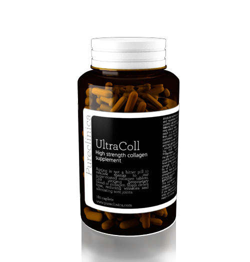 ULTRACOLL - 3 MONTH ANTI-AGEING PURE MARINE COLLAGEN 180 CAPSULES, PURECLINICA