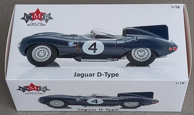 Jaguar D-type - winner Le Mans 1956 - CMR 1/18