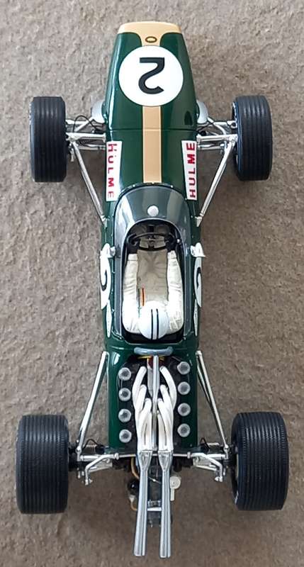 Brabham-Repco BT24 - 1967 World Champion - Denny Hulme - Spark 1/18