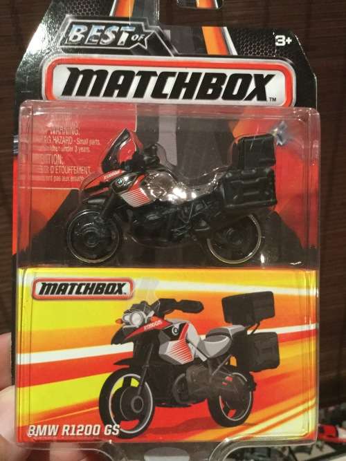 Matchbox Best of Series - BMW GS1200 on rubber Wheels!!