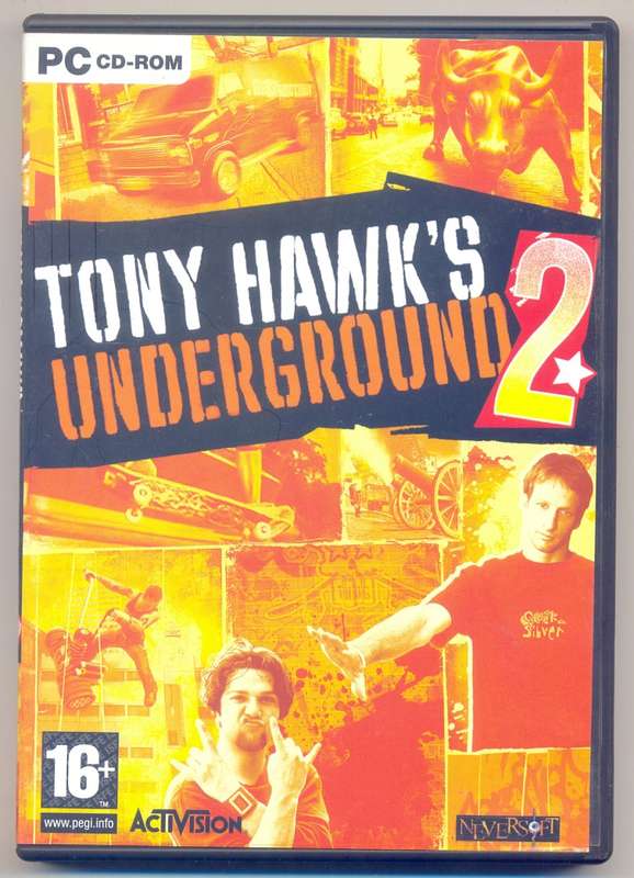 PC CD-ROM - Tony Hawk`s Underground 2 - 16+ Activision .................