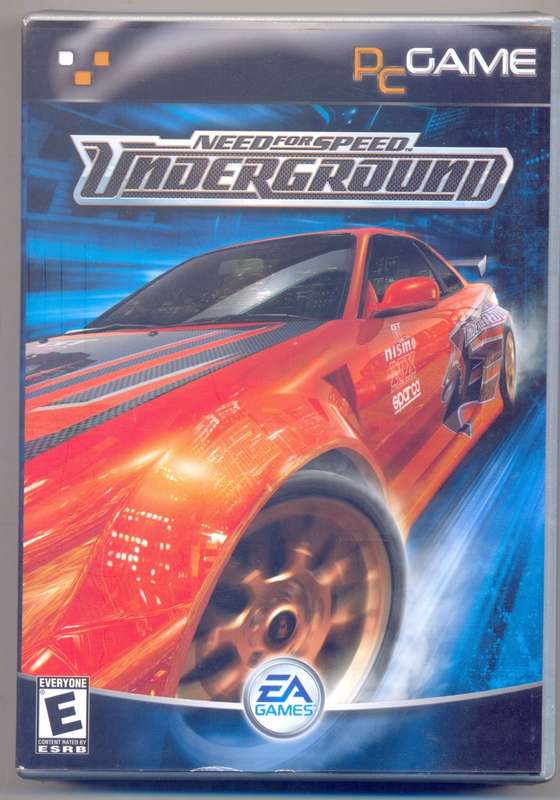 PC GAME - NEED for SPEED UNDERGROUND - EA GAMES - A