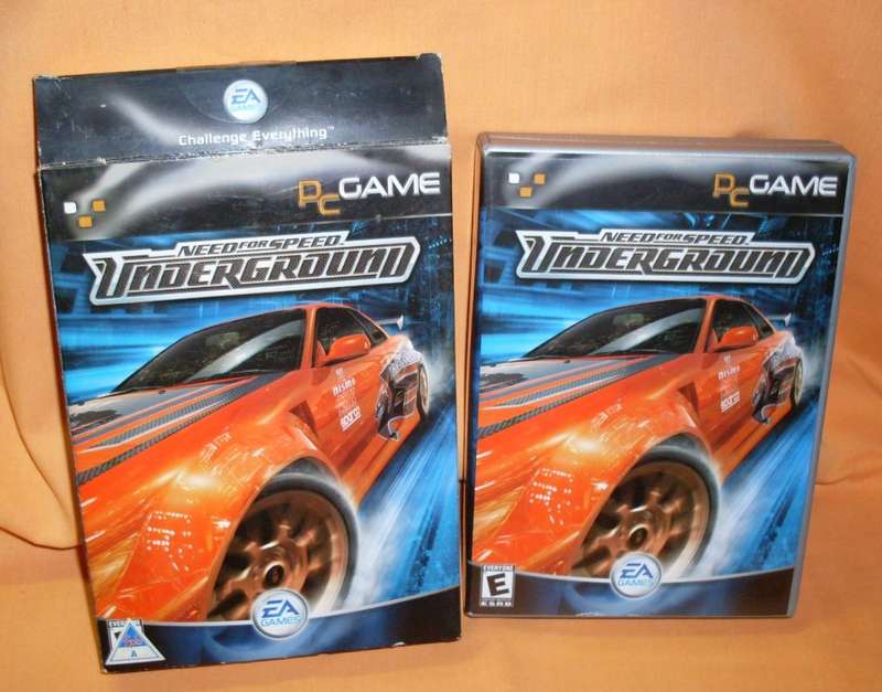 PC GAME - NEED for SPEED UNDERGROUND - EA GAMES - A