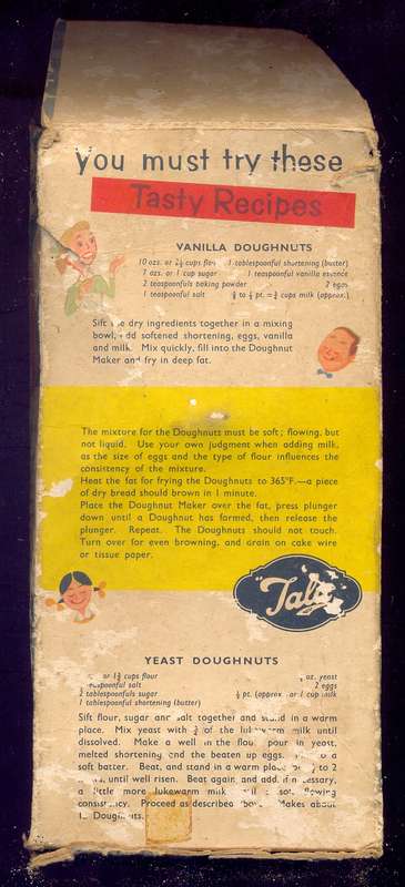 Collectable / Antique - RD. 1955 in Canada - TALA Doughnut maker - Made in England, not easy to find