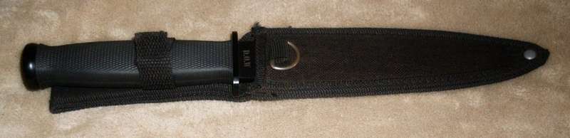 DOW Knife -Double Edge Blade with Sheath - Unused
