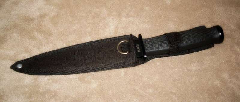 DOW Knife -Double Edge Blade with Sheath - Unused