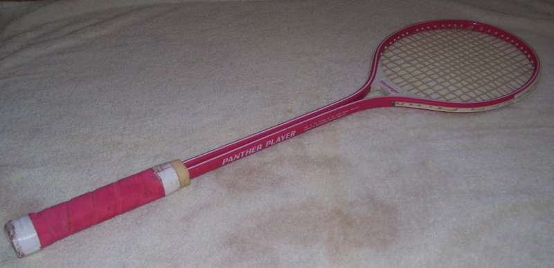 Vintage - Slazenger Panther Player Squash Racquet / Racket - with Cover ..........................
