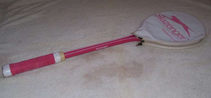 Vintage - Slazenger Panther Player Squash Racquet / Racket - with Cover ..........................