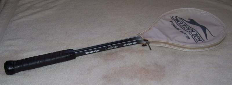 Vintage - Slazenger Panther Player Squash Racquet / Racket - with Cover ........................