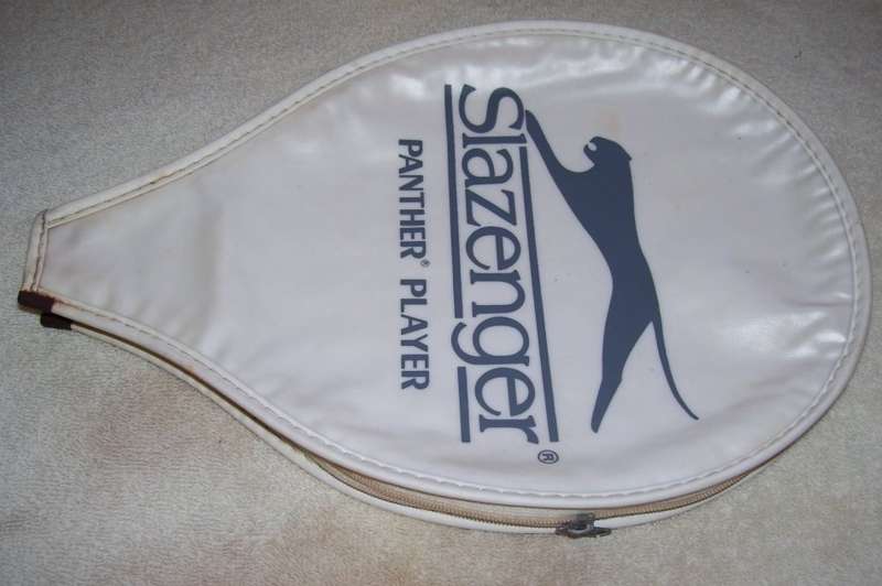 Vintage - Slazenger Panther Player Squash Racquet / Racket - with Cover ........................