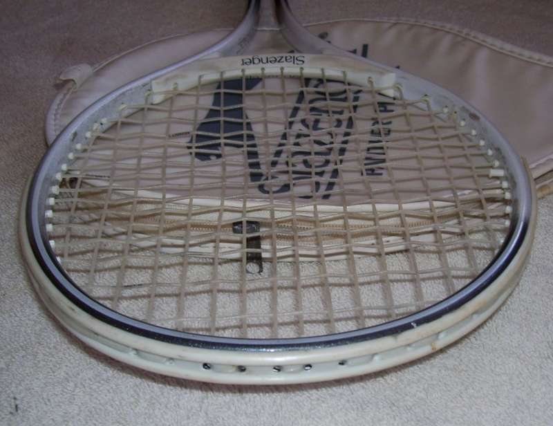 Vintage - Slazenger Panther Player Squash Racquet / Racket - with Cover ........................