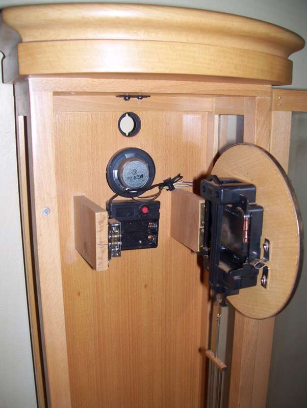 Free Standing / Mantel / Wall - Solid Wood and Glass Pendulum Clock .....................