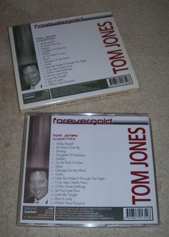 CD - TOM JONES - Forever Gold - Super Hits - 2005
