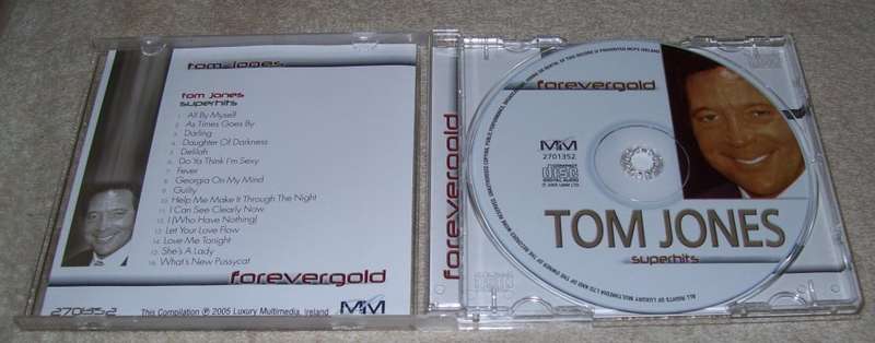 CD - TOM JONES - Forever Gold - Super Hits - 2005