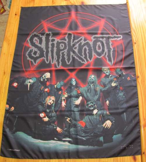 2002 - SLIPKNOT - Fabric Poster - made in Italy