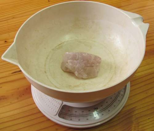 ROSE QUARTZ CRYSTAL Gemstone - 120 grams