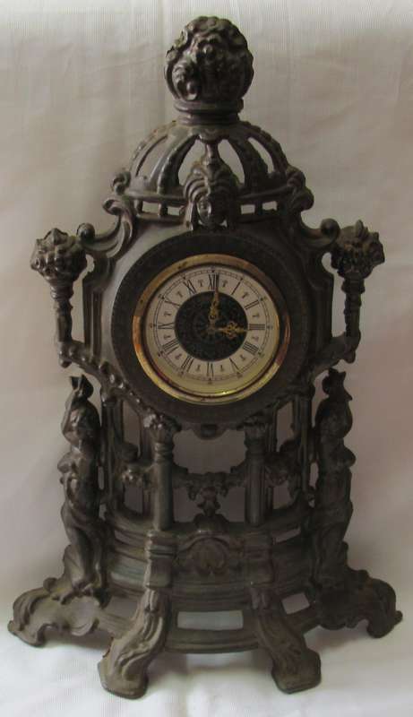 Vintage - Wind Up Mantle Clock - West Germany - Needs repairs