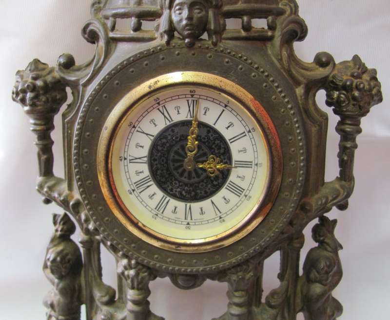 Vintage - Wind Up Mantle Clock - West Germany - Needs repairs